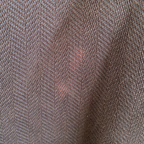 Roundtree & Yorke dark navy blue zip up neck fleece lined pullover - Picture 7 of 9